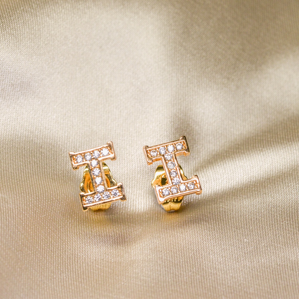 anting korea wanita anting anting korea anting titanium wanita anting bulat titanium anting stainless D246