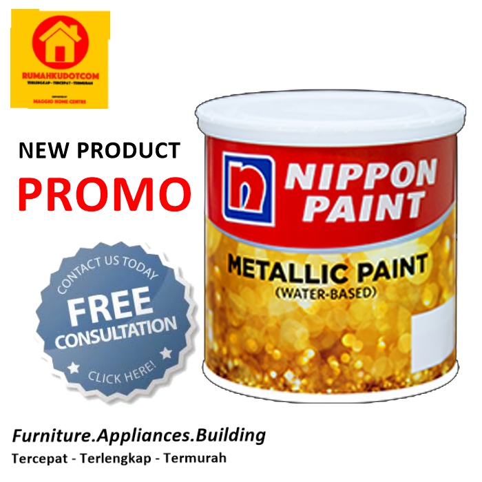 

CAT BESI NIPPON - CAT BESI KILAP - METALLIC PAINT 0.9L - NIPPON