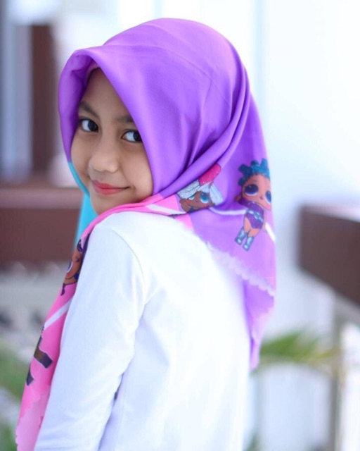 VOAL PRINTING ANAK KARAKTER MINUS / HIJAB ANAK REJECT {RANDOM}