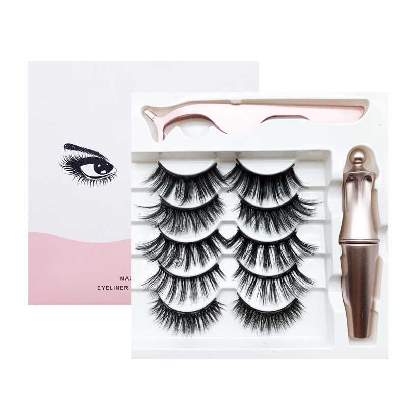 Mysterygirl - Bulu Mata Magnet Eyelash Magnetic Eyeliner 1 SET 3psg Bulu Mata Palsu Magnetik Beauty