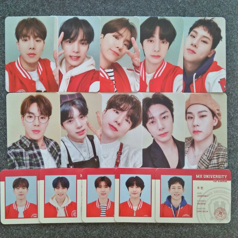 MONSTA X FANCON MX UNIVERSITY PHOTOCARD
