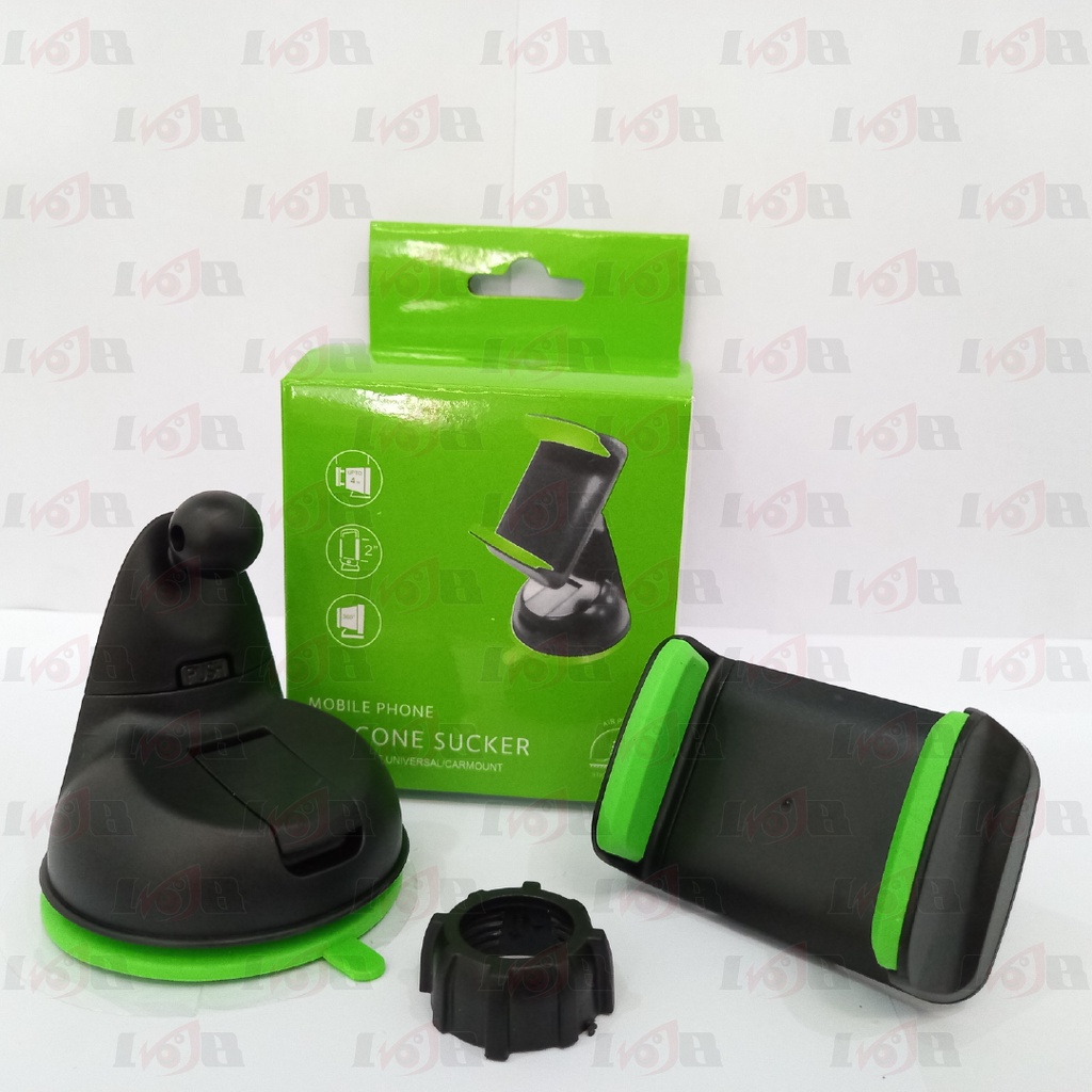 Holder HP Tempel Kaca Mobil Jepit Panjang Fleksibel Lazy Pod Phone Car