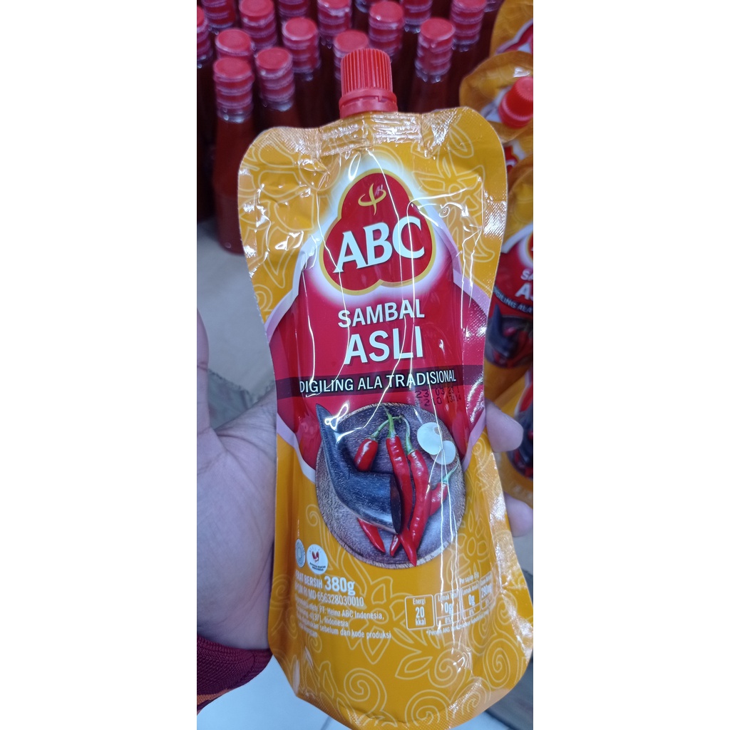 

ABC Saus Sambal Asli/Saos Sambal Asli Digiling Ala Tradisional/Kemasan 380g MANTAP !!!!!