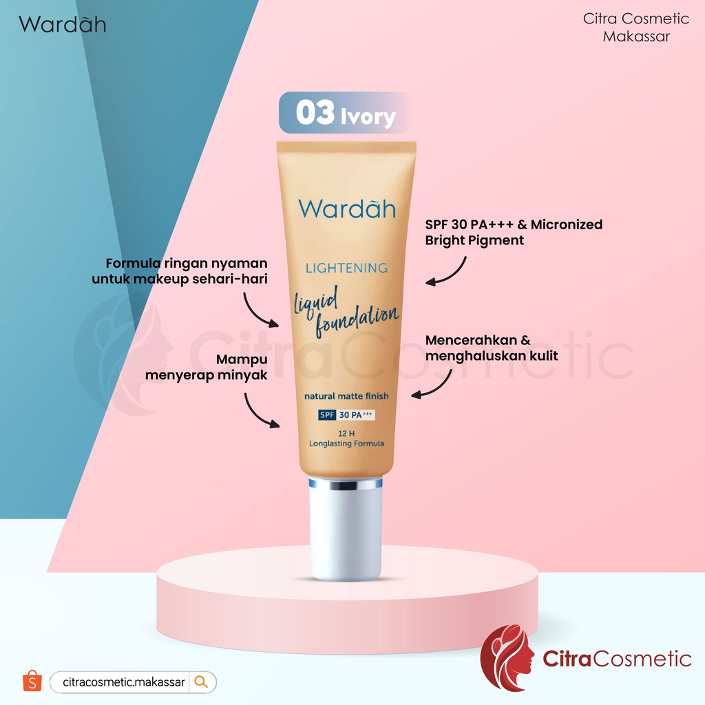 Wardah Lightening Liquid Foundation