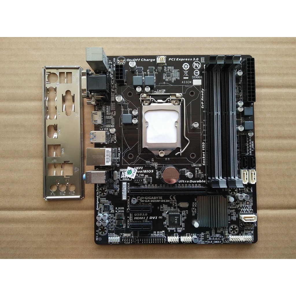 MOBO Motherboard Gaming GIGABYTE GA-B85M-DS3H LGA 1150 B85 H81 H87 H97 Q85 Q87 4-slot RAM USB 3.0