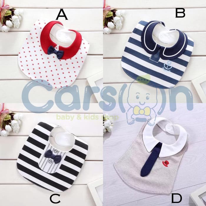 Slaber Bib Bayi Tuxedo Slaber Bayi Tuxedo Celemek Bayi Tuxedo