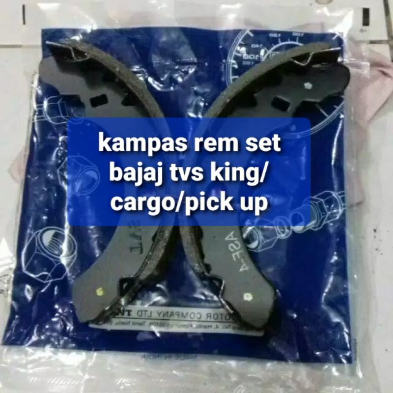 Jual Kampas Rem Asli Bajaj TVS KING /tvs Box /tvs Pick Up (bajaj Biru ...