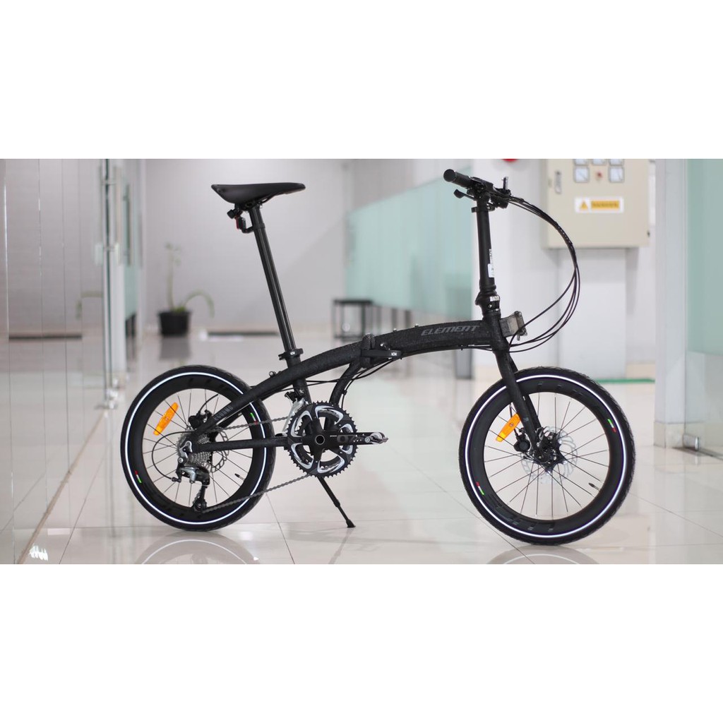 Sepeda Lipat Ecosmo Z10 Black Coral/ Sepeda Murah / Seli Murah / Sepeda Lipat Murah