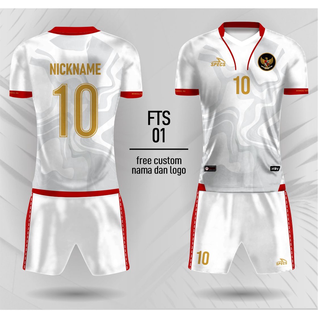 jersey futsal setelan timnas indonesia