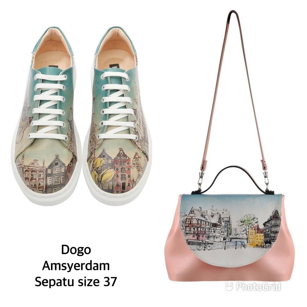Sepatu Dogo Set Tas Dogo Import Turki Turkey shoes Eropa Impor AMSTERDAM size 37
