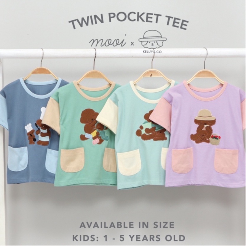 MOOI x KELLYSCO Twin Pocket Tee - Kaos Anak