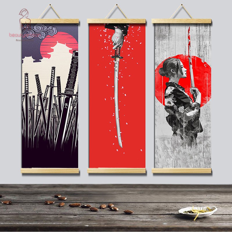 Lukisan Kanvas HD Gaya Jepang untuk Dekorasi Ruang Tamu Lukisan Kanvas HD Gaya Jepang untuk Dekorasi Ruang Tamu