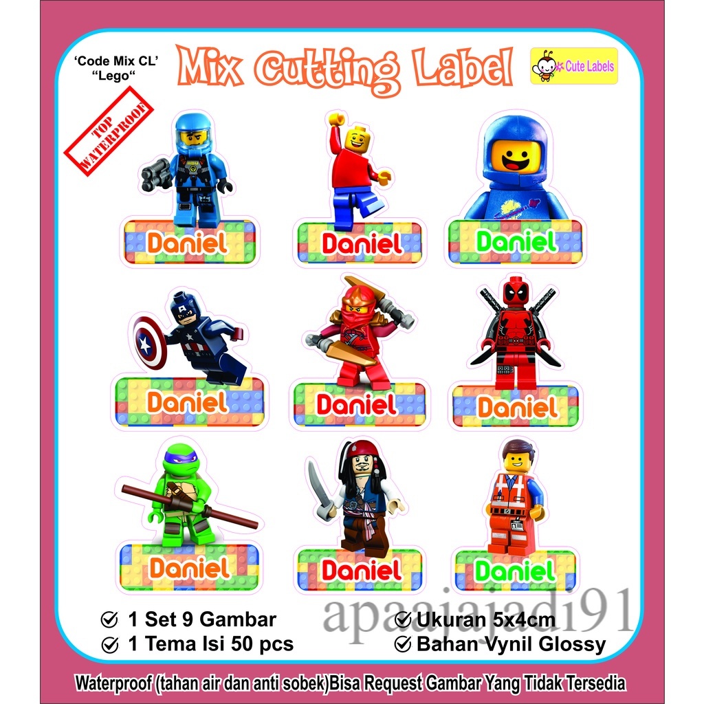 

Mix Cutting Label LEGO