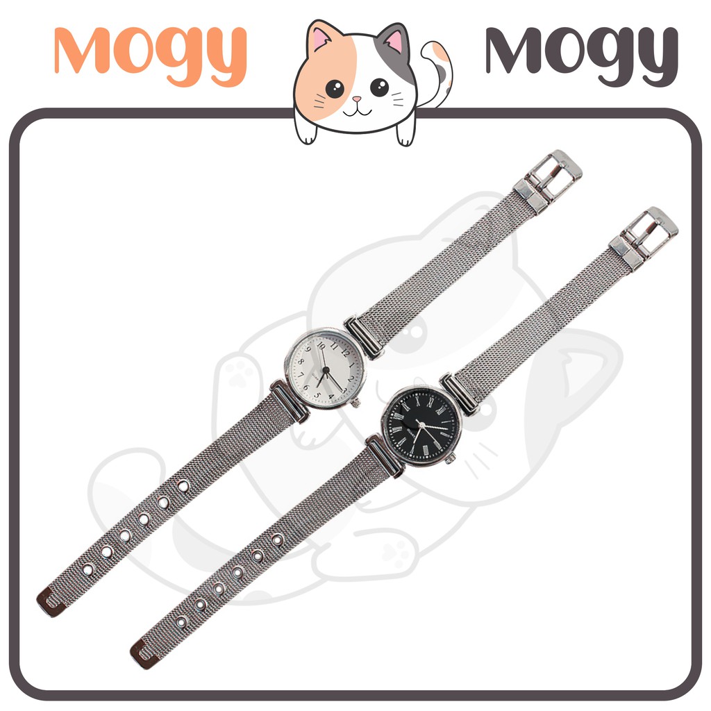 MOGYMOGY J166 Jam Tangan Wanita Jam Analog Tali Glossy Fashion