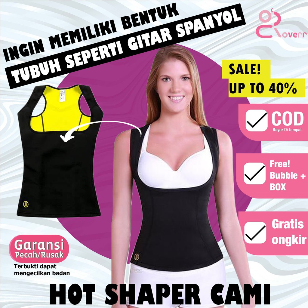 Korset Slimming Suit Rompi Baju Hot Shapers Cami Original Neotex Pelangsing Perut Pembakar Lemak V4