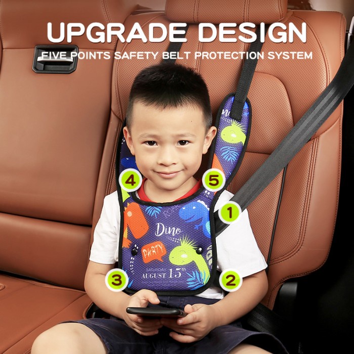 Kids Additonal Safety Belt Tambahan Penahan Sabuk Seat Pengaman Mobil Anak