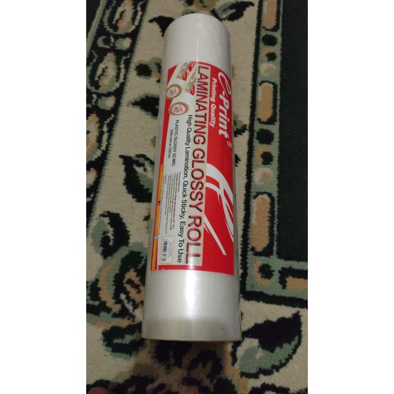 

Plastik Laminasi Panas eprint Glossy Roll A3+ Laminating Glossy Roll e-Print