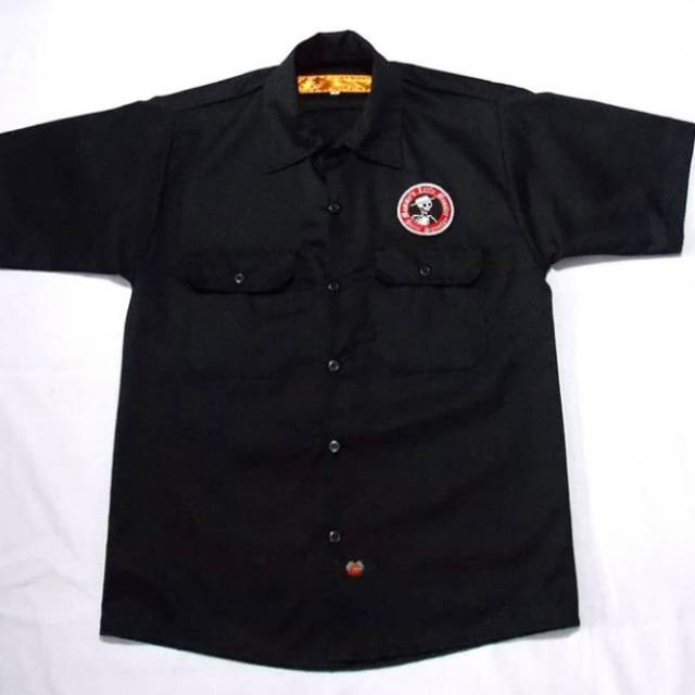 Workshirt Kustom Aparrel Black/Band Series Social Distortio