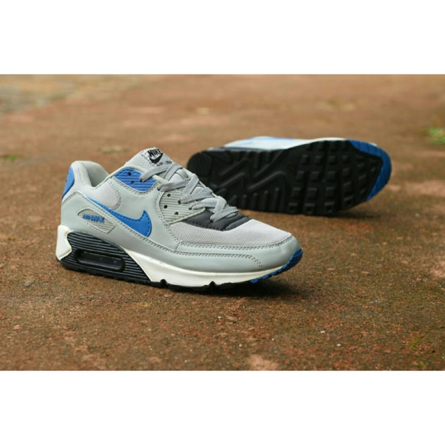 nike air max 90 grey blue