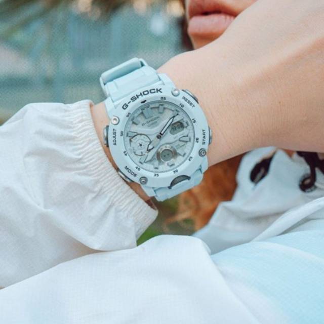 JAM TANGAN PRIA GSHOCK GA 800 WARNA FULL BLACK BIRU COKELAT HIJAU DOUBLE TIME