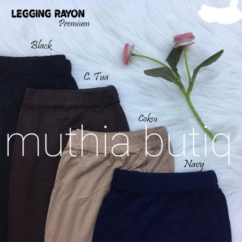 Celana Legging Anak Perempuan Umur 4 - 10 Thn, Bahan Kaos Rayon SUPER PREMIUM.