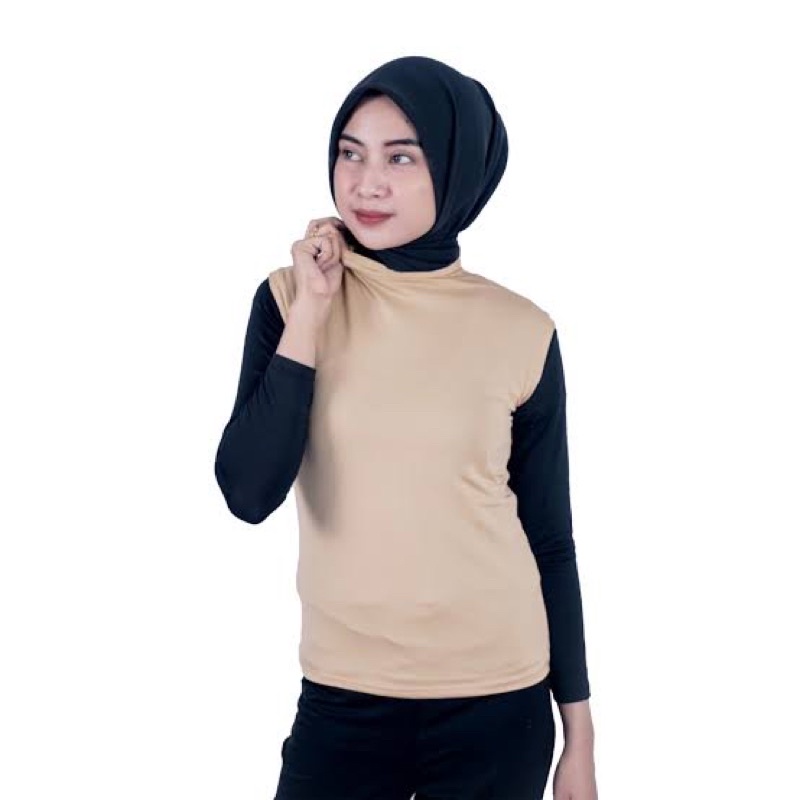 Manset Buntung Wanita kaos tanpa lengan / inner lekbong muslimah