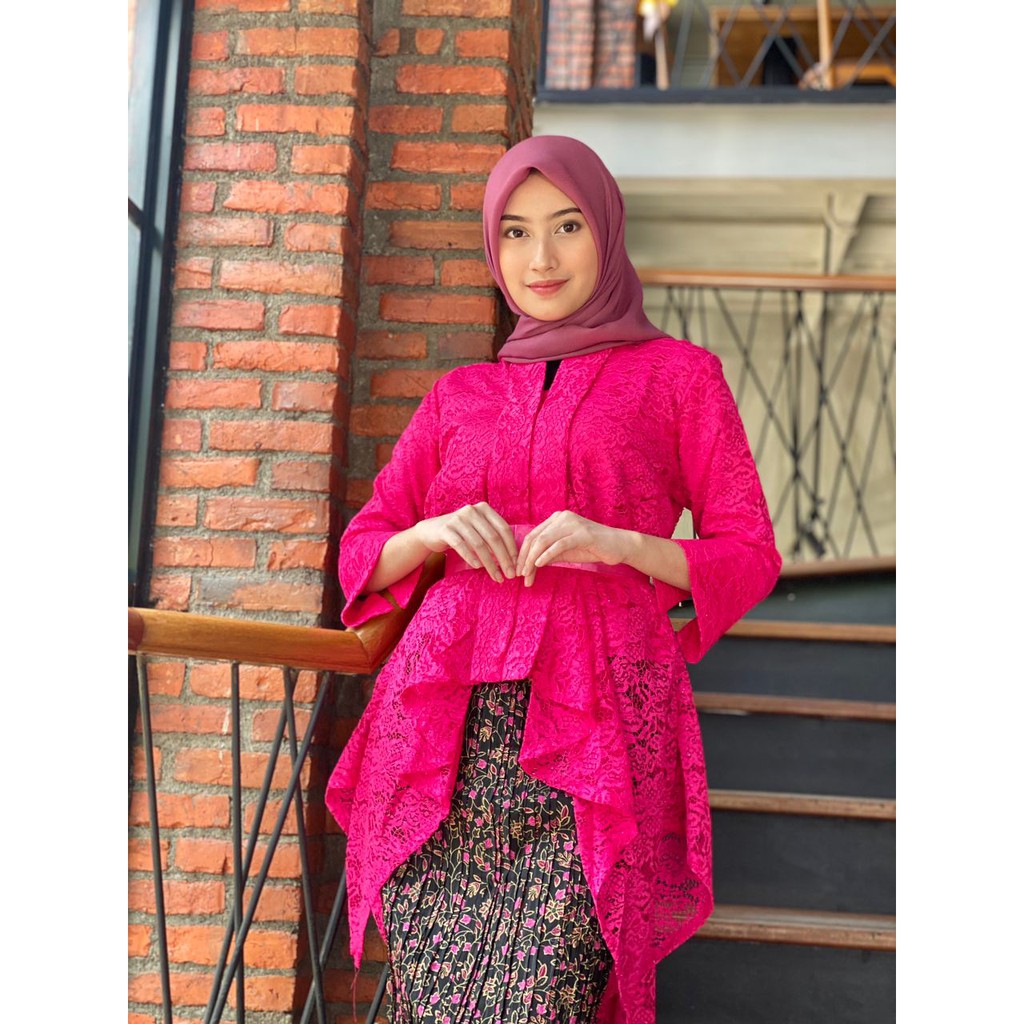 PB&gt; SET KEBAYA SELVI - BAJU KEBAYA FOCAD MODERN - BAJU KEBAYA TRADISIONAL MODERN - OUTFIT KEBAYA