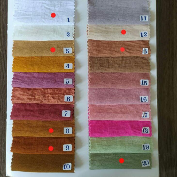 (Alena textile) KAIN CRINKLE AIRFLOW POLOS / RAYON CRINKLE ▫ SPG.26Au22ᵂ