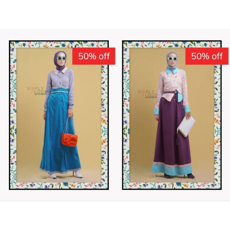 SIMPLY LOOK THE BELLS RINGING SL-0419 Flashsale DISKON SALE Promo GAMIS LONGDRESS