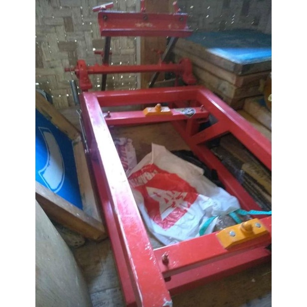 Meja sablon rotary bekas