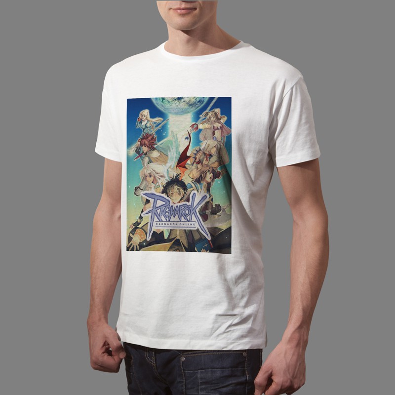Kaos Ragnarok Online Tshirt Casual Bahan Katun Unisex T-Shirt