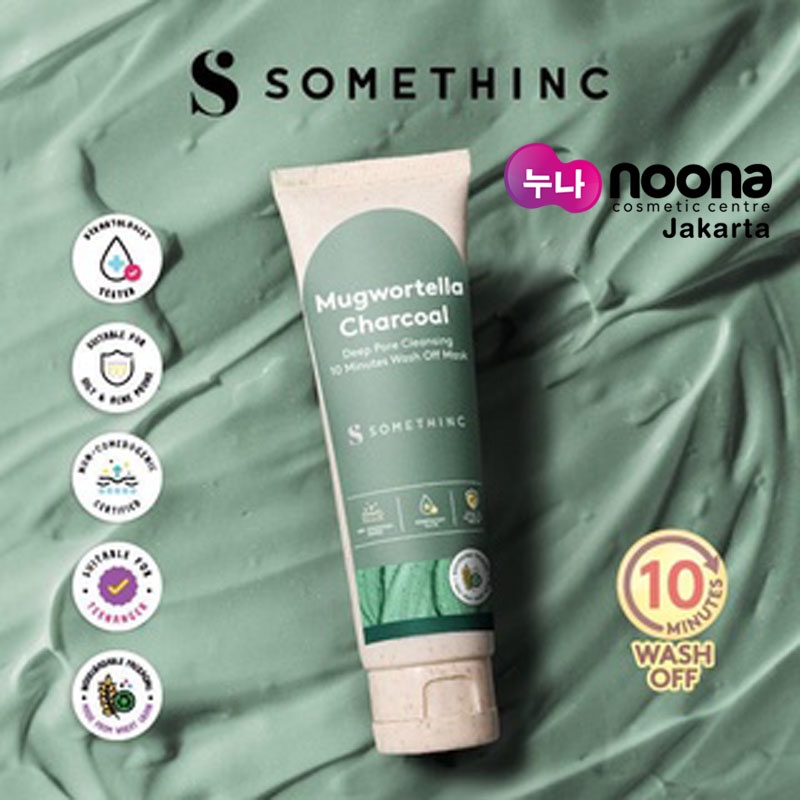 SOMETHINC MUGWORTELLA CHARCOAL DEEP PORE CLEANSING 10 MINUTES WASH OFF MASK