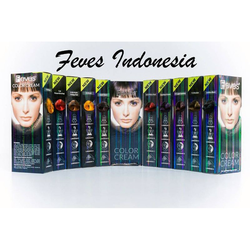 Feves Hair Color Cream 60ML