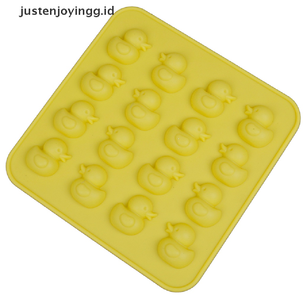 // justenjoyingg.id // Cute Duck Silicone Mold DIY Chocolate Ice Biscuit Candy Moulds ~