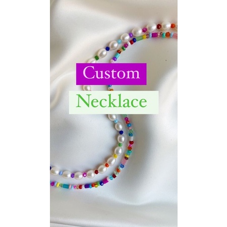 CUSTOM NECKLACE BEADS SUKA-SUKA ANDA