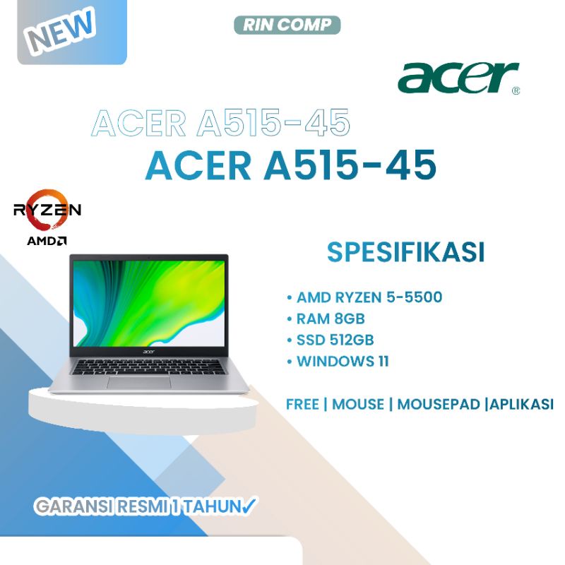 Acer aspire 5A515-45-R3TY