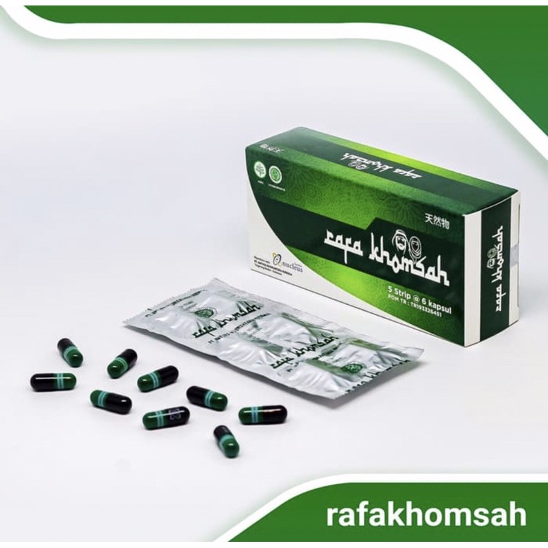 Rafa khomsah box 30 tablet ( suplemen meningkatkan daya tahan tubuh )