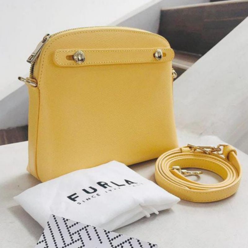 Furla Mini Piper Crossbody Yellow