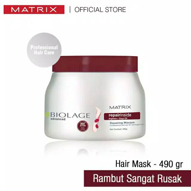 MATRIX MASKER RAMBUT Biolage Repairinside Mask 490 GR UNTUK RAMBUT RUSAK