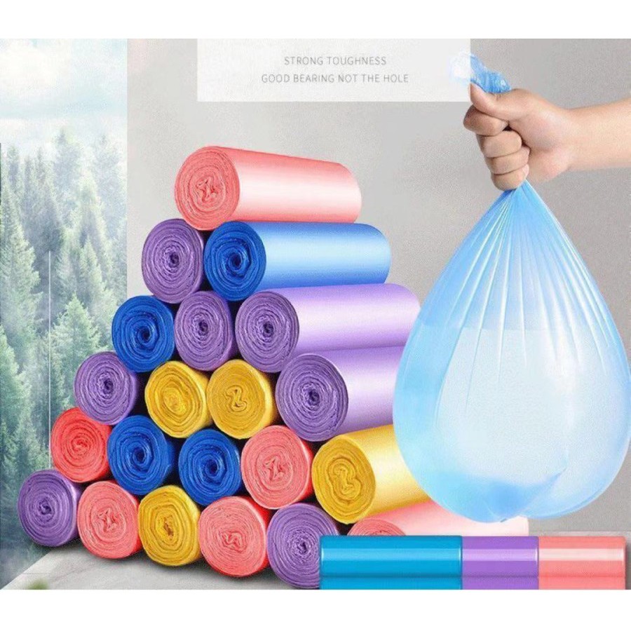 Kantong Plastik Sampah Roll Gulung 45x50CM Isi 20 Pcs