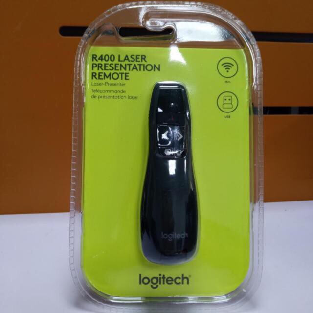 Logitech R400 Presentasi Remote Laser Pointer Original