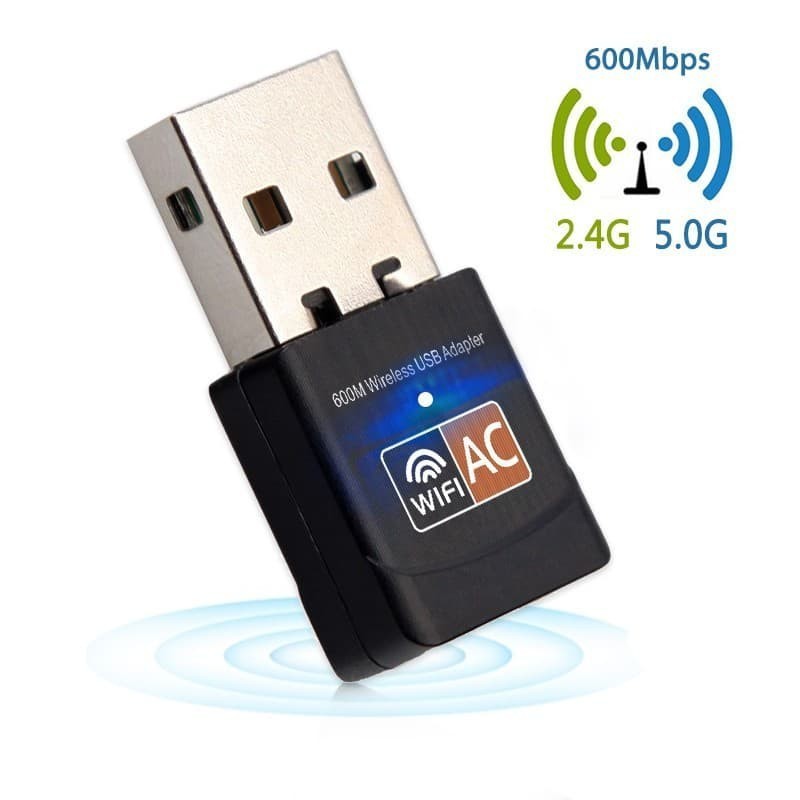 UAC09 Dual Band 5GHz &amp; 2.4GHz Mini USB WiFi Adapter 802.11AC