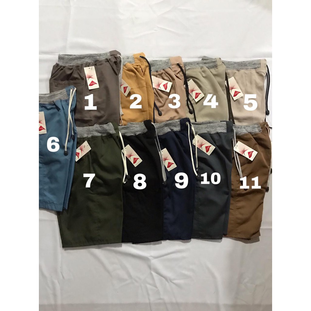 5pcs Celana Chinos Pendek Pria pinggang karet rip surfing dewasa celana chino