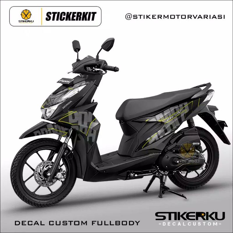 Decal motor Honda beat new led / decal Beat new steet / Sticker motor beat new