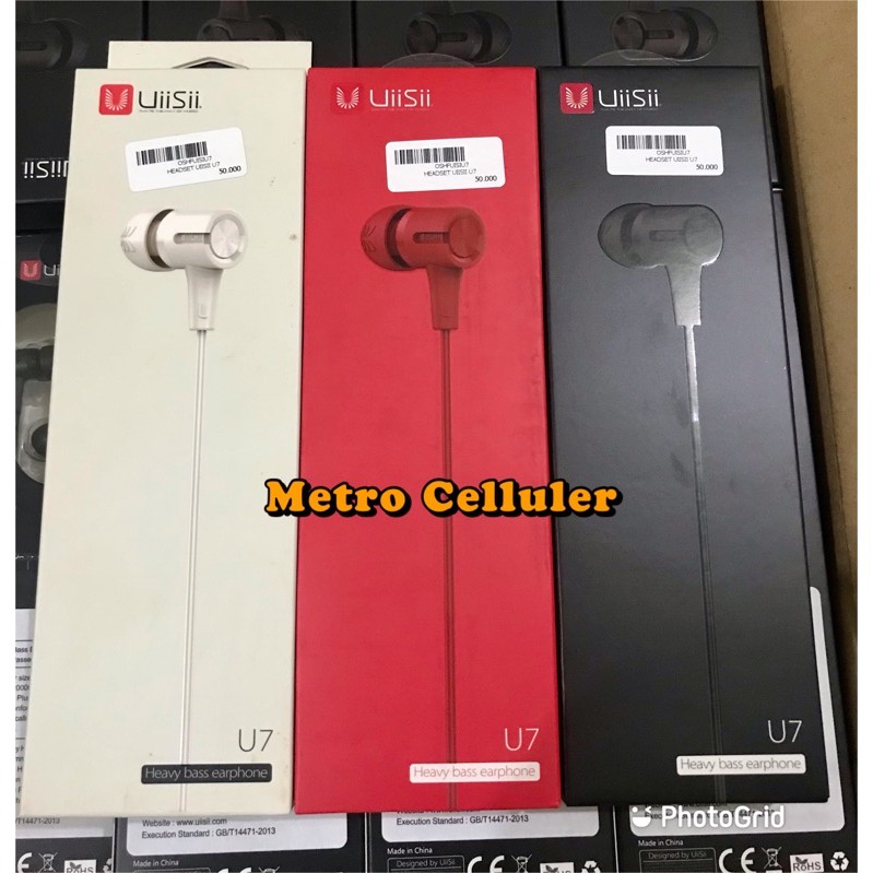 Headset Earphone UiiSii U7