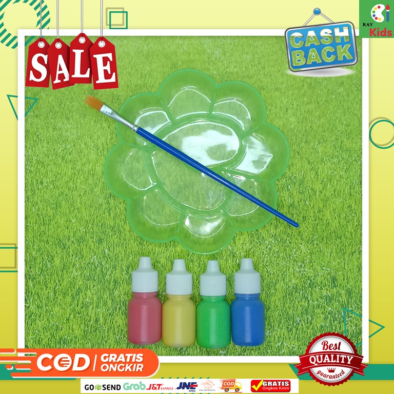 

Paket Melukis Mewarnai Cat Air 4 Warna Botol Tetes 10ml