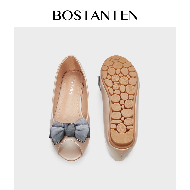 BOSTANTEN Sepatu Wanita Flatshoes Pansus Pesta Korea Style