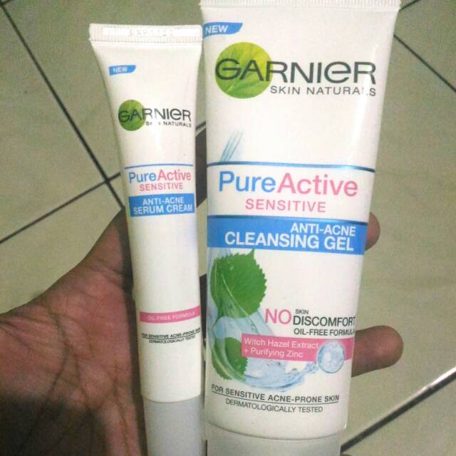 garnier pure active sensitive cream