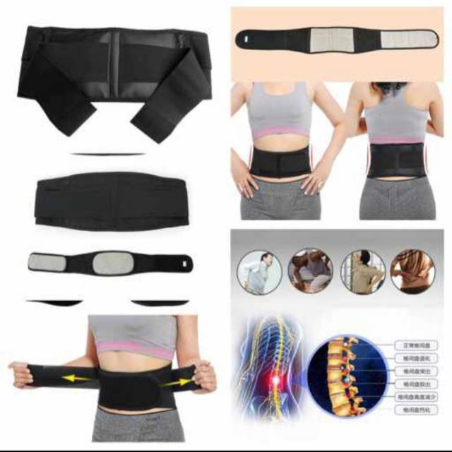 Sabuk Pinggang Kesehatan Magnetik Di pakai Pria dan Wanita ready