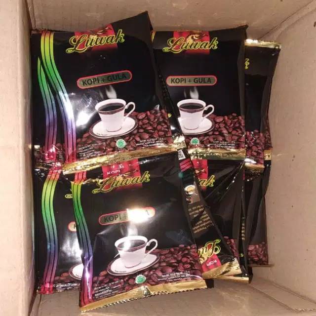 

Kopi luwak bubuk+gula 10x25gr